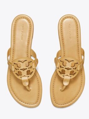 TORY BURCH SZ 10 MILLER SANDAL Tan